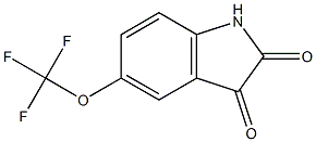 5-trifluoromethoxyasatin Struktur