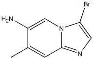 3-Bromo-7-methyl-imidazo[1,2-a]pyridin-6-ylamine Struktur