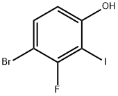 4-Bromo-3-fluoro-2-iodo-phenol Struktur