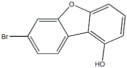 7-bromodibenzo[b,d]furan-1-ol Struktur