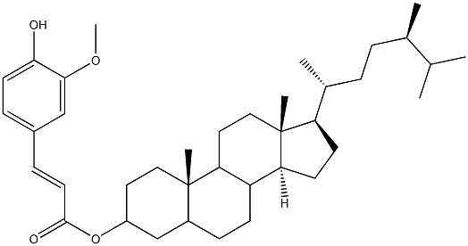 trans-Campestanyl Ferulate Struktur