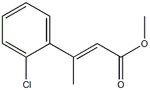 (2E)-3-(2-Chlorophenyl)-2-butenoic Acid Methyl Ester Struktur