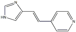 4-[2-(1H-IMIDAZOL-4-YL)-VINYL]-PYRIDINE Struktur