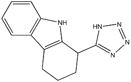 1-(1H-TETRAZOL-5-YL)-2,3,4,9-TETRAHYDRO-1H-CARBAZOLE Struktur