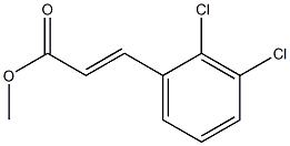 Methyl 2,3-dichlorobenzylideneacetate Struktur