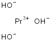 Praseodymium(III) hydroxide Struktur