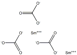 Samarium(III) carbonate Struktur