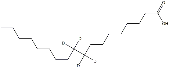 Stearic Acid-9,9,10,10-D4 Struktur