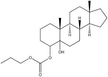 4-androstene glycol propyl carbonate Struktur