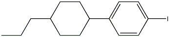 4-(4'-Propylcyclohexyl)-1-iodobenzene Struktur