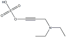 Diethylamino propynyl sulfate Struktur