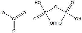 Chlorate diphosphate Struktur