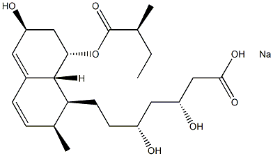 Pravastatin Sodium Struktur