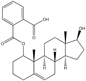 1-androstenediol phthalate Struktur