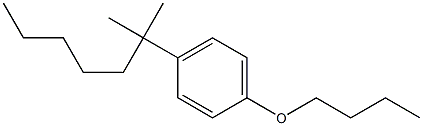 1-Butoxy-4-(2-methylheptan-2-yl)benzene Struktur