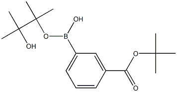 3-(T-BUTOXYCARBONYL)PHENYLBORONICACIDPINACOLESTER Struktur