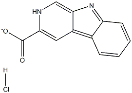 PYRIDO-(3,4-B)-INDOLE-3-CARBOXYLATE HYDROCHLORIDE Struktur