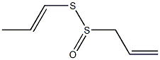 2-propene-1-sulfinothioic acid S-1-propenyl ester Struktur