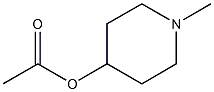 N-methyl-4-piperidyl acetate Struktur