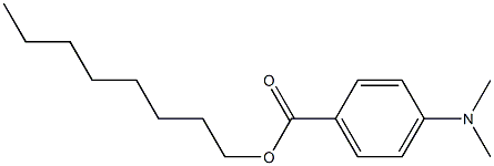 BENZOICACID,PARA-DIMETHYLAMINO-,OCTYLESTER Struktur