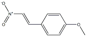 4-METHOXY-TRANS-BETA-NITROSTYRENE Struktur