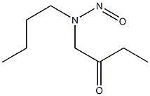 3-BUTANONE,4-(BUTYLNITROSAMINO)- Struktur