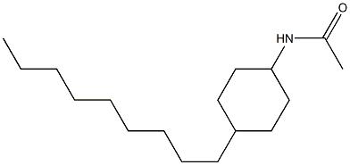 N-ACETYL-4-N-NONYLCYCLOHEXYLAMINE Struktur