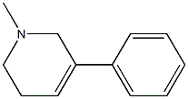 1-METHYL-3-PHENYL-1,2,5,6-TETRAHYDROPYRIDINE Struktur