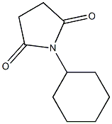 SUCCINIMIDE,N-CYCLOHEXYL- Struktur