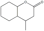 4-METHYLOCTAHYDROCOUMARIN Struktur