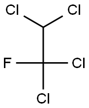 FLUORO-1,1,2,2-TETRACHLOROETHANE Struktur