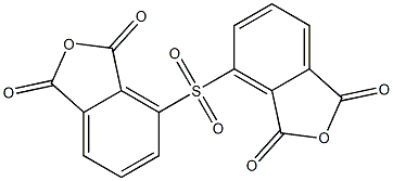 SULPHONYLBIS(PHTHALICANHYDRIDE) Struktur