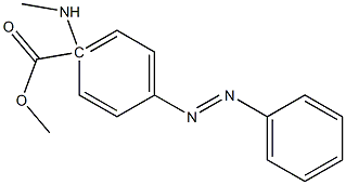 4-METHOXYCARBONYL-N-METHYL-4-AMINOAZOBENZENE Struktur