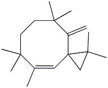 Spiro[2,7]dec-4-ene, 1,1,5,6,6,9,9-heptamethyl-10-methylene Struktur