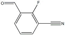 2-Fluoro-3-cyanobenzaldehyde Struktur