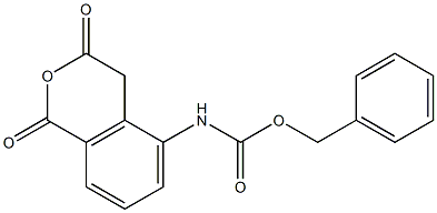 benzyl 1,3-dioxoisochroman-5-ylcarbamate Struktur