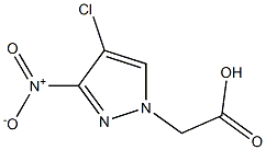 (4-Chloro-3-nitro-pyrazol-1-yl)-acetic acid Struktur