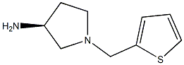 (3S)-1-(thiophen-2-ylmethyl)pyrrolidin-3-amine Struktur