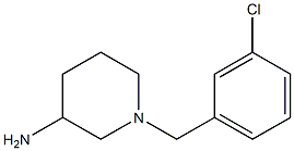 1-(3-chlorobenzyl)piperidin-3-amine Struktur