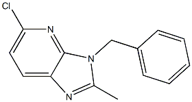 3-benzyl-5-chloro-2-methyl-3H-imidazo[4,5-b]pyridine Struktur