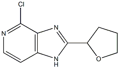 4-chloro-2-(tetrahydrofuran-2-yl)-1H-imidazo[4,5-c]pyridine Struktur