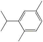 1,4-dimethyl-2-isopropylbenzene Struktur