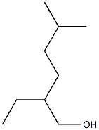 5-methyl-2-ethyl-1-hexanol Struktur