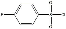 P-FLUOROBENZENE SULPHONYL CHLORIDE Struktur