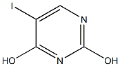 5-Iodo-2,4-pyrimidinediol Struktur