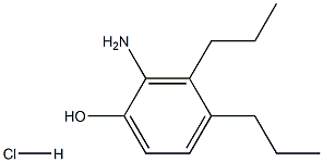 3-(DI-N-PROPYL) AMINO PHENOL HCL Struktur