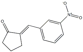 2-(3-NITROBENZYLIDENE)CYCLOPENTANONE Struktur