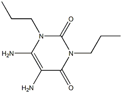 5,6-DIAMINO-1,3-DI-N-PROPYL-1H-PYRIMIDINE-2,4-DIONE Struktur