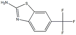 2-AMINO-6-(TRIFLUOROMETHYL)BENZTHIAZOLE Struktur