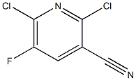 2,6-DICHLORO-5-FLUORO-3-PYRIDINECARBONITRILE 95+% Struktur